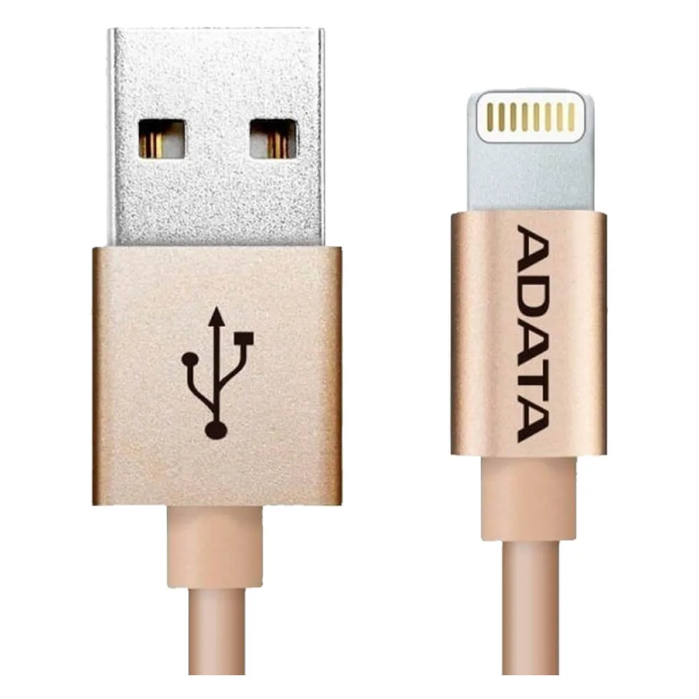 Cable Lighting a USB / Adata / Iphone / Ipad / Mac / Aluminio / AMFIAL-100CMK-CGD