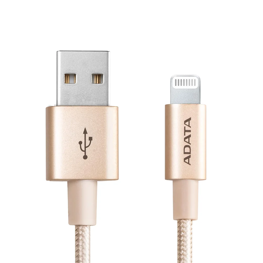 Cable Lighting a USB / Adata / Iphone / Ipad / Mac / Gold / AMFIAL-1MK-CGD