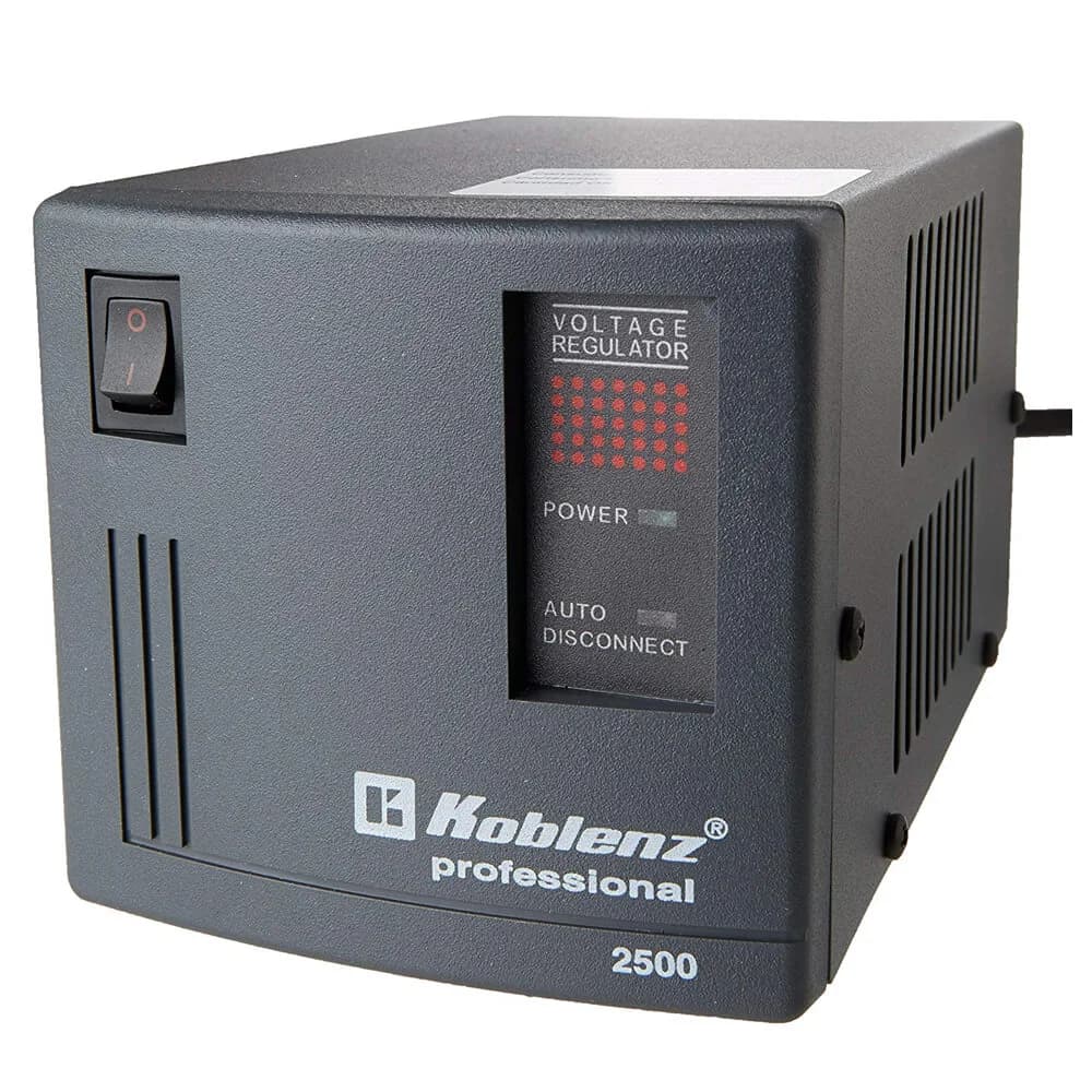 REGULADOR KOBLENZ ER-2550 2500VA / 2000W con fusible / 6 contactor aterrizados y regulados