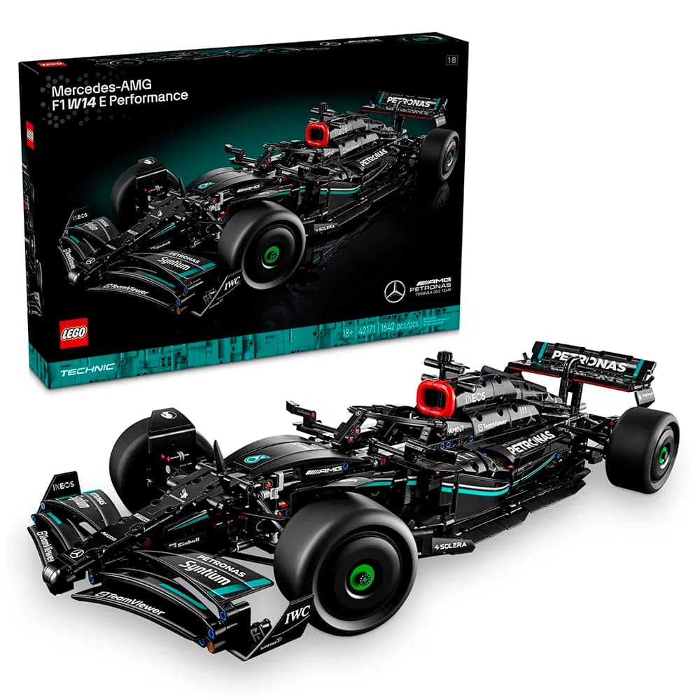 LEGO Technic Mercedes-AMG F1 W14 E Performance / 1643 Piezas / Modelo a Escala que Reproduce Infinidad de Detalles del Mercedes-AMG F1 W14 E Performance de 2023 / 42171