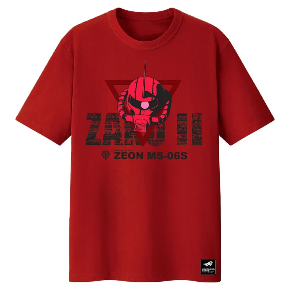 Playera Asus ROG ZAKU II Roja / Mediana / CT1007 ROG X GUNDAM/ACI/RD/M