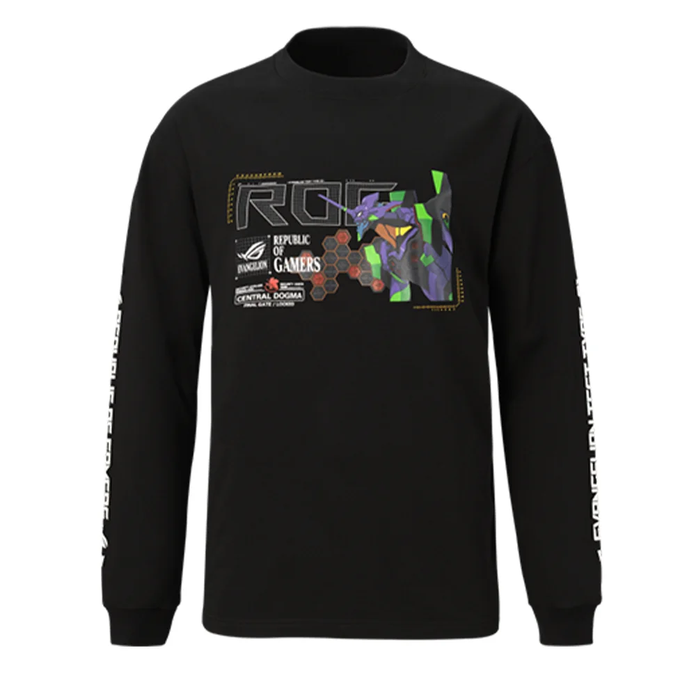 Sweater ASUS ROG x EVA01 / Talla L / 100% Algodón / CL1003 ROG EVA01 / Diseño Serigrafiado / ASUSEVA