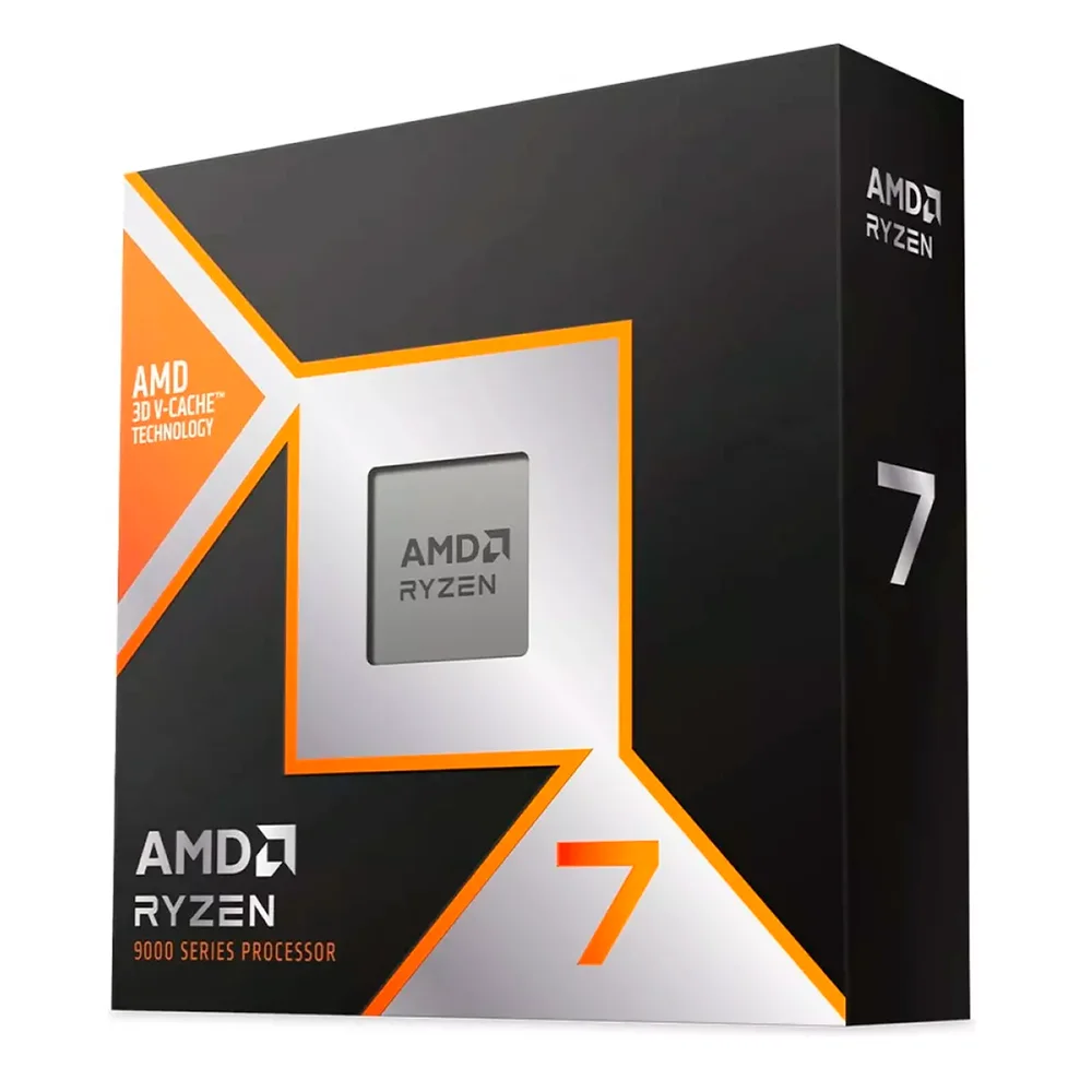 Procesador AMD Ryzen 7 9800X3D / AM5 / Up to 5.2 GHz / 8-Core / 96MB L3 Cache / AMD Radeon™ Graphics / Requiere Disipador / 100-100001084WOF